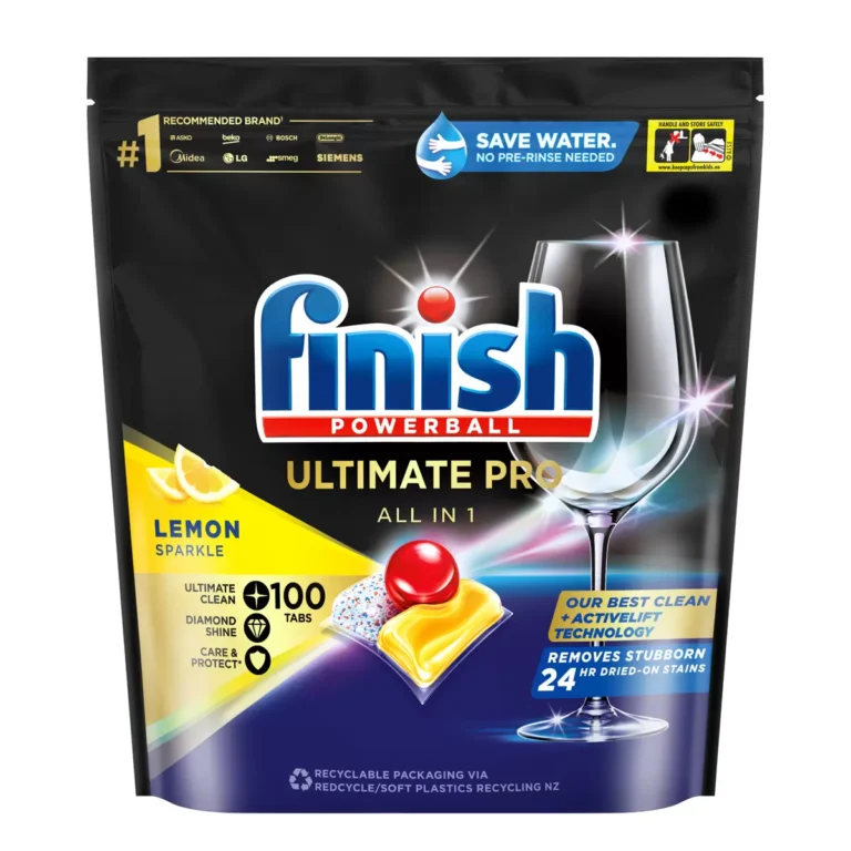 Finish Ultimate Pro Dishwashing Lemon Sparkle 100 Tablets