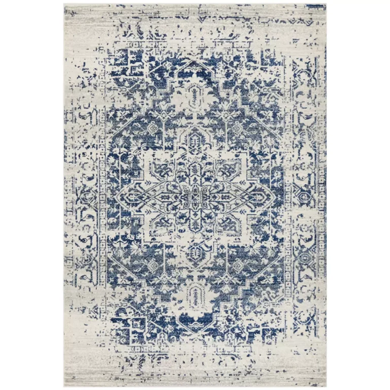 Rug Culture Evoke 253 White/Navy Indoor Rug 400 X 300cm