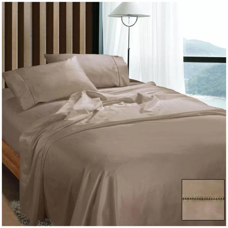 Ramesses 1200 Thread Count Queen Sheet Set White