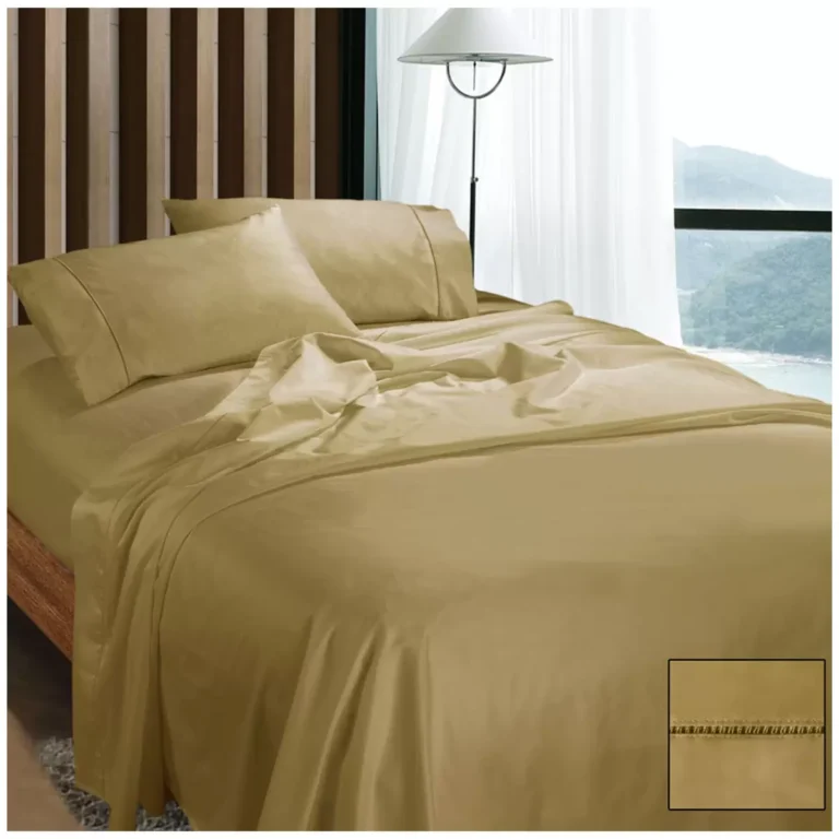 Ramesses 1100 Thread Count Cotton Sateen King Sheet Set