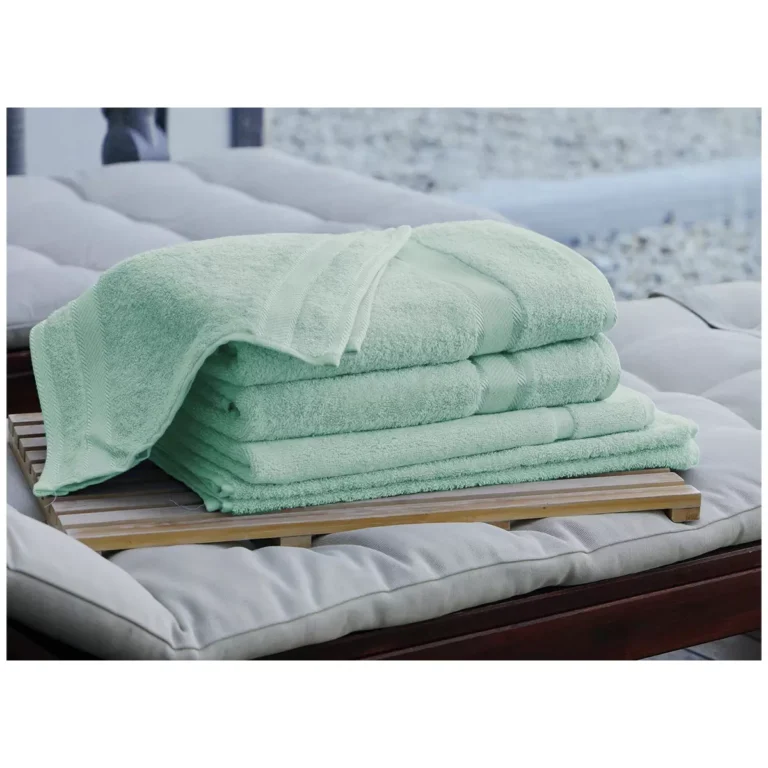 Kingtex Plain Dyed Combed Cotton Bath Sheet Set 7 Piece