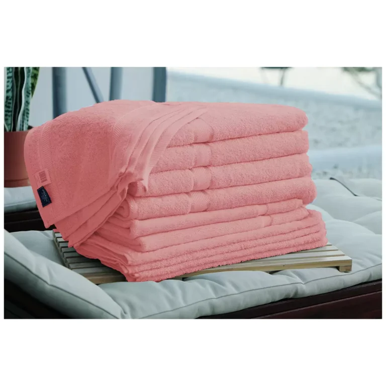 Kingtex Plain Dyed Combed Cotton Bath Sheet Set 14 Piece