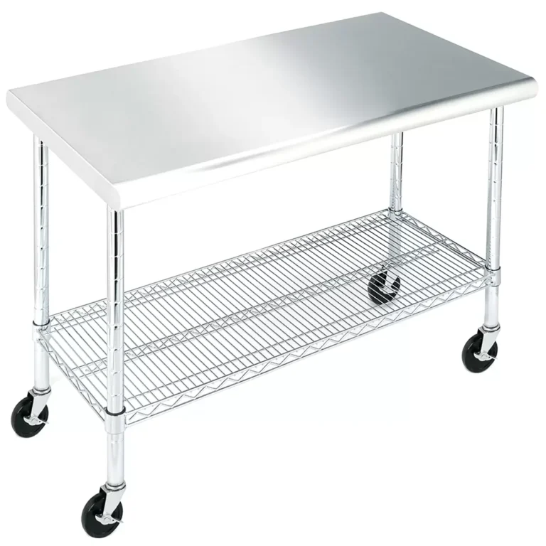 Seville Classics Stainless Steel Work Table