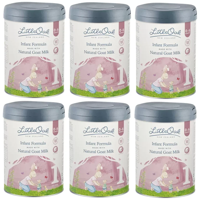 LittleOak Natural Goat Milk Infant Formula Stage 1 6 x 800g