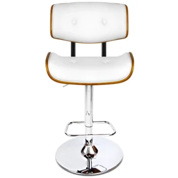 Artiss White Gaslift Barstool 1 pack