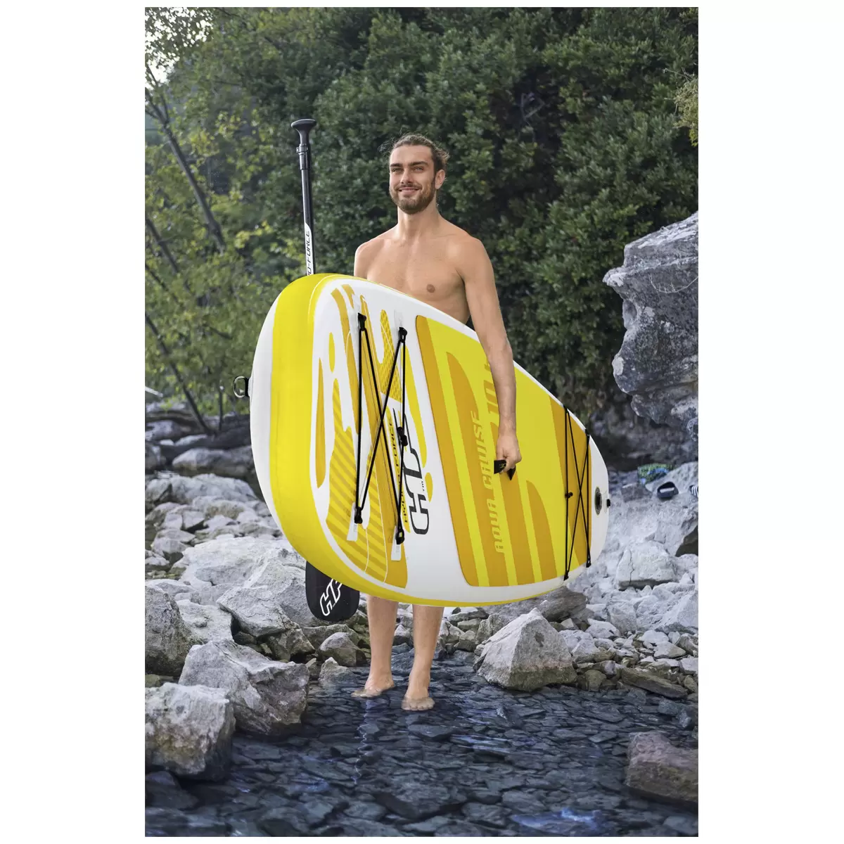 Bestway Hydro-Force Aqua Cruise Inflatable Stand Up Paddleboard Set 3.2 Metre