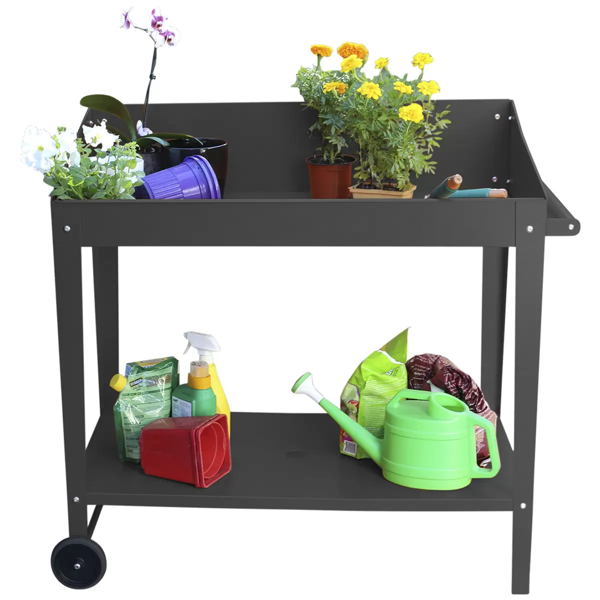 Greenlife Potting Bench Table Charcoal