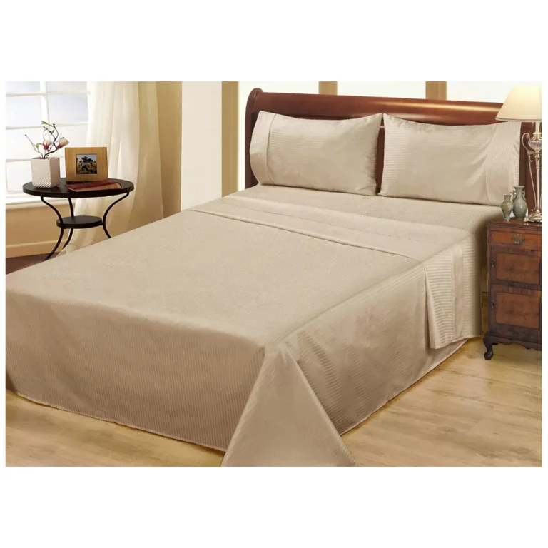 Ramesses 1000 Thread Count Pima Cotton Narrow Stripe King Sheet Set