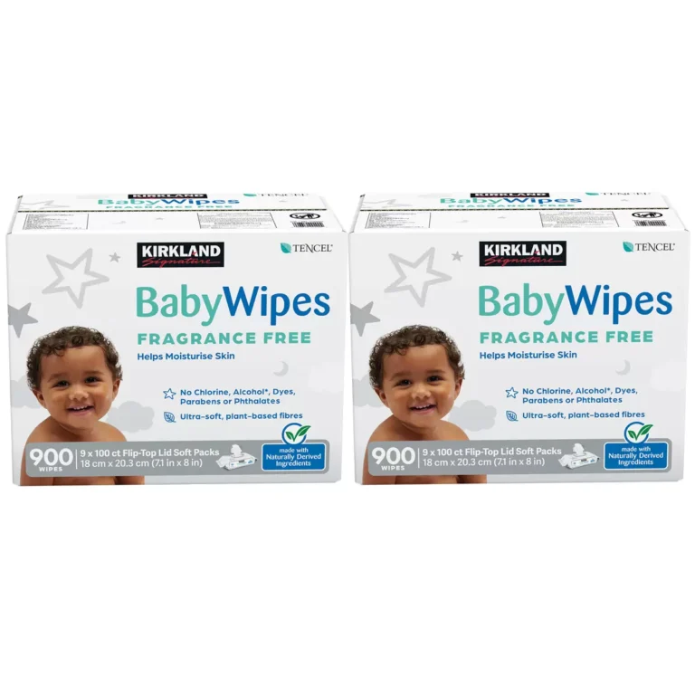 Kirkland Signature Fragrance Free Tencel Baby Wipes 2 x 900 Baby Wipes