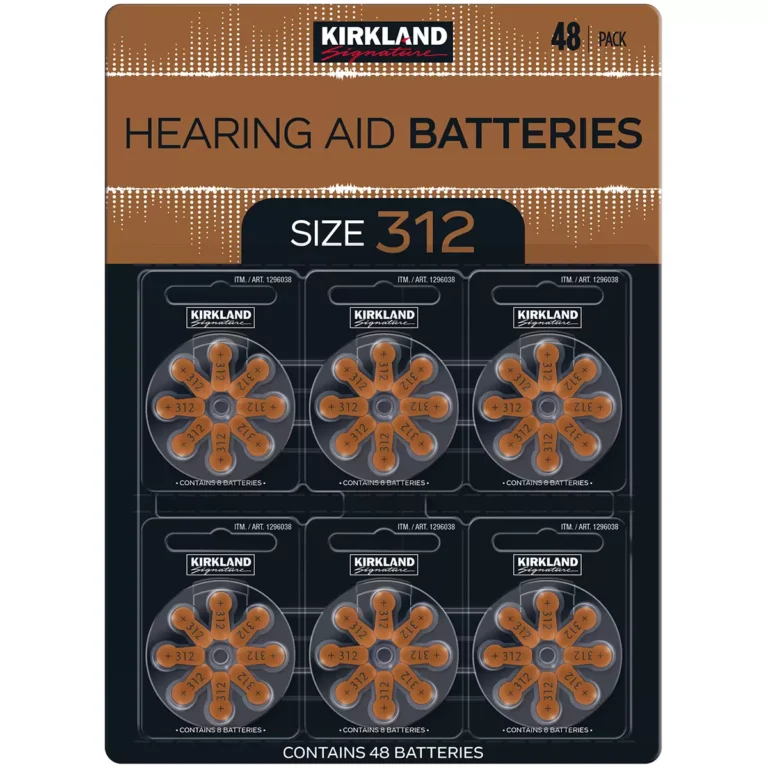 Kirkland Signature Hearing Aid Batteries Size 312 2 x 48 Pack