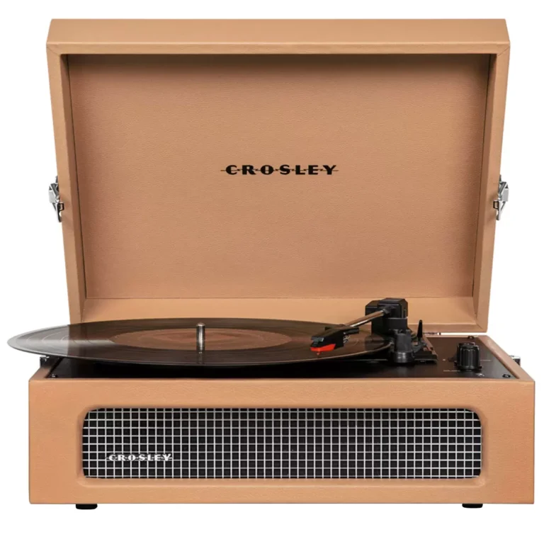 Crosley Voyager Portable Bluetooth Turntable Tan CRIW8017B-TA4