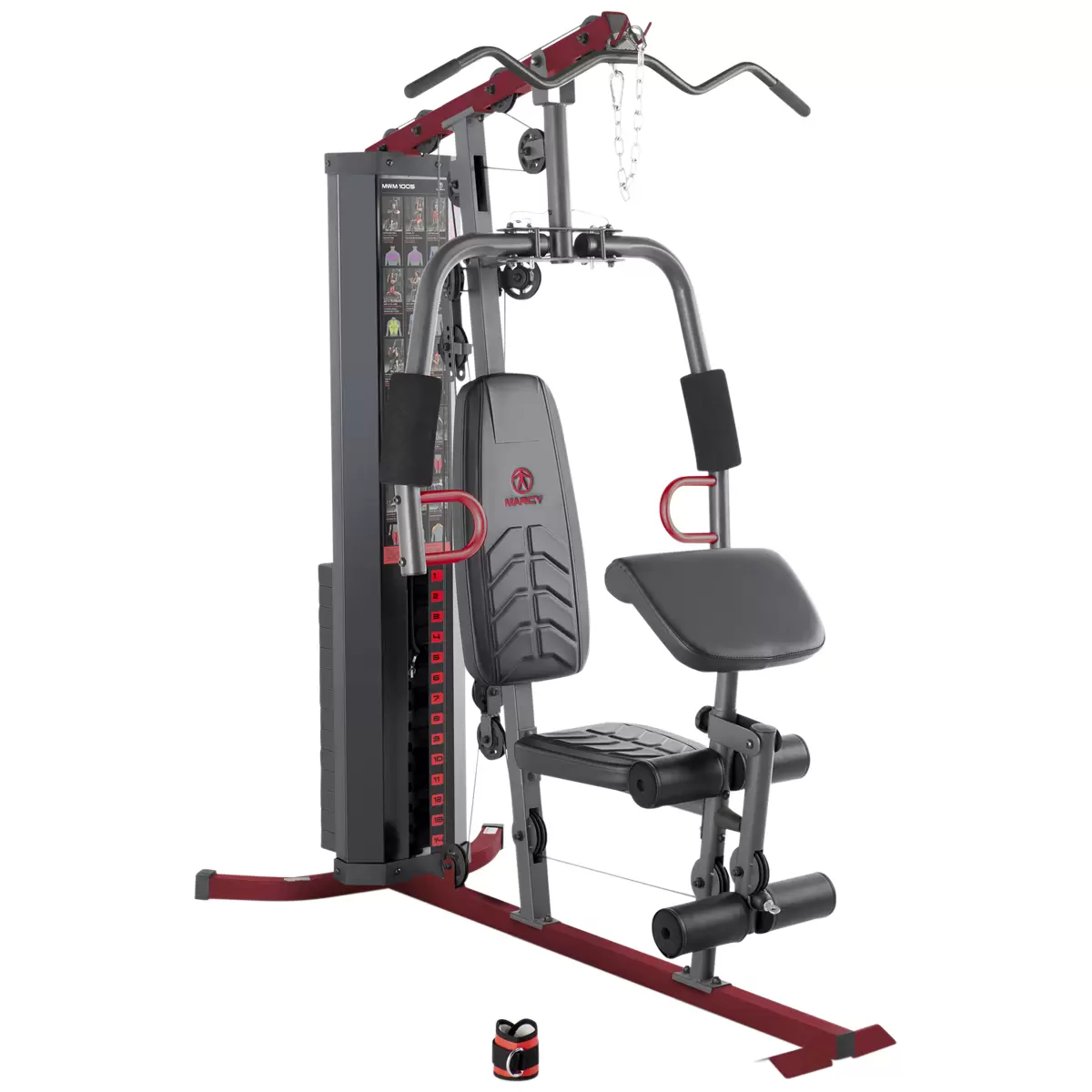 Marcy Home Gym System 68kg Black Red