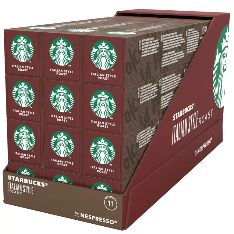 Starbucks by Nespresso Italian Roast Coffee Pods Capsules 120 Pack