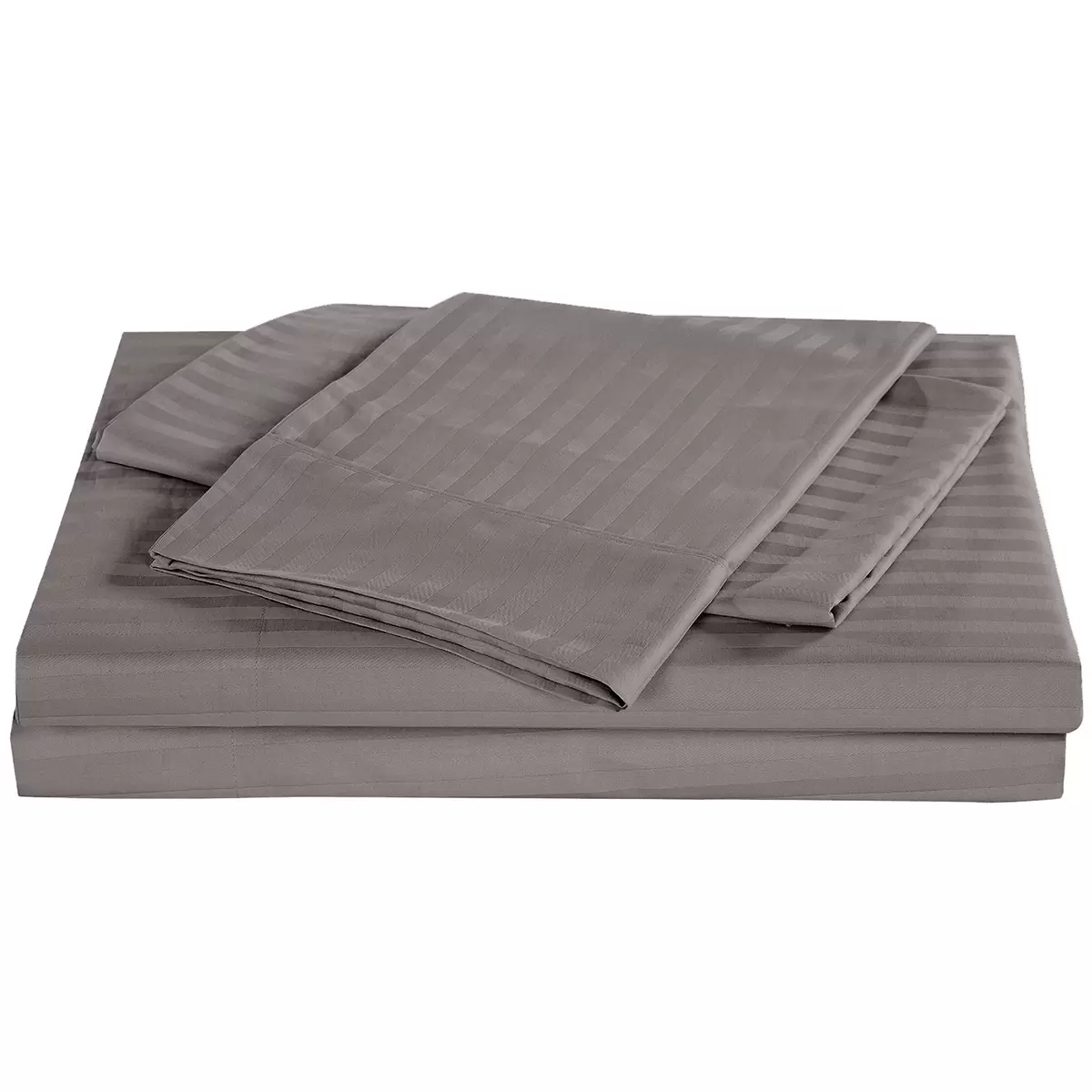 Sheet Set Stripes Queen - Charcoal