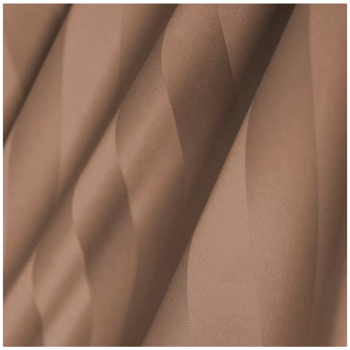 Kingtex 1200TC Egyptian Cotton Sateen Stripe Quilt Cover Set Queen - Chocolate