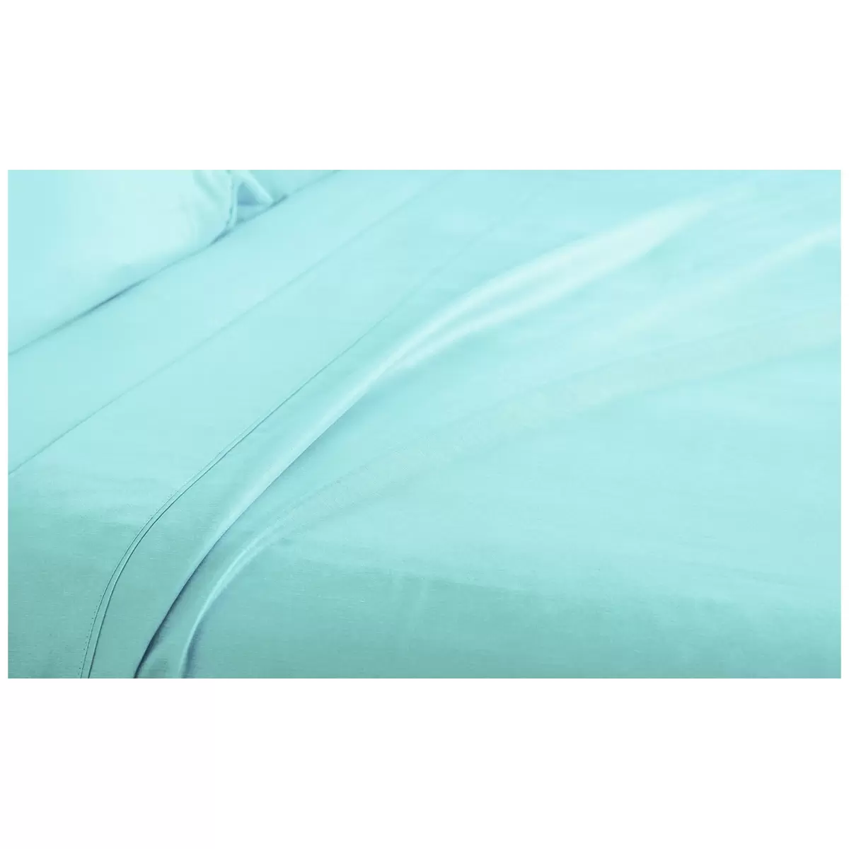 Kingtex Bamboo Cooling 2000TC Sheet Set Queen - Aqua