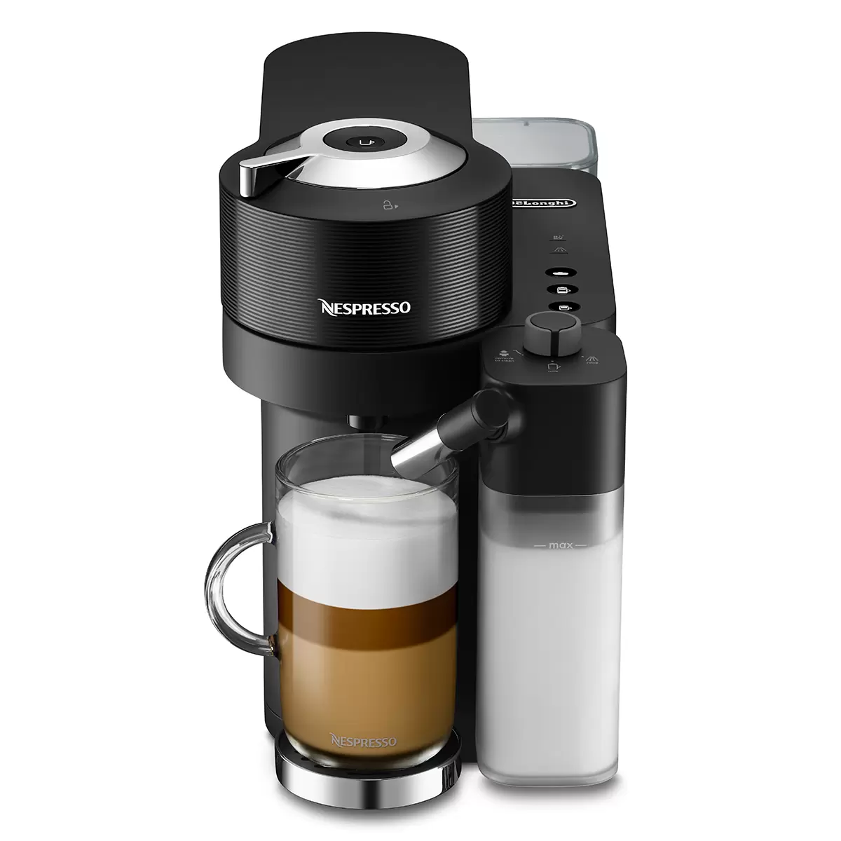 Nespresso De'longhi Vertuo Lattissima ENV300 Capsule Coffee Machine Black