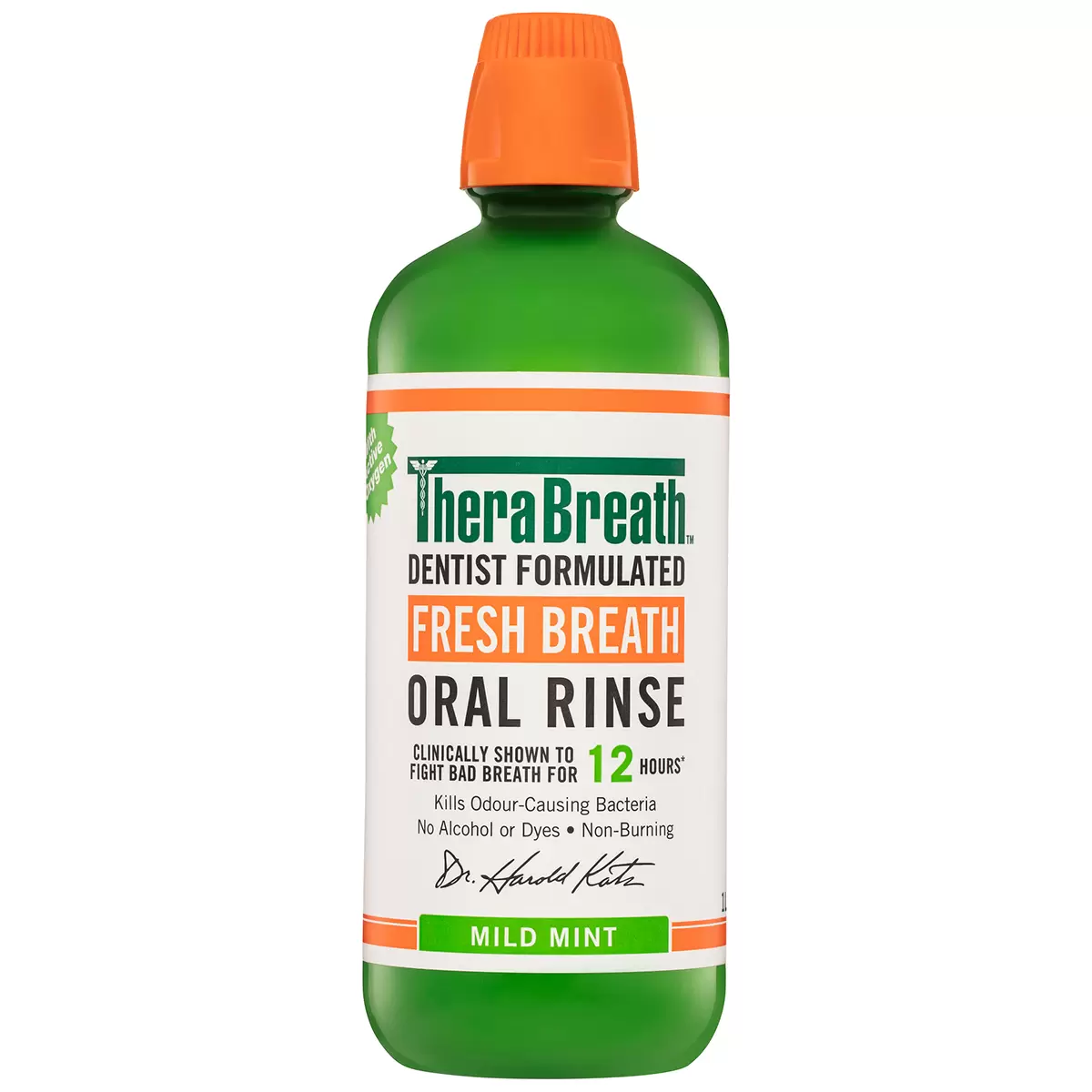 TheraBreath Mild Mint Mouthwash 2x1L