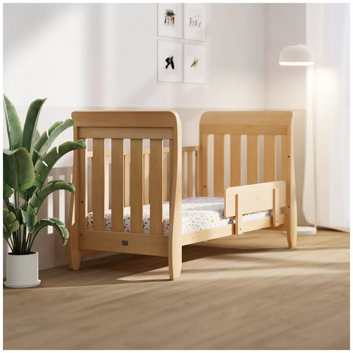 Boori Waratah Sleigh Jasmine Cot Bed