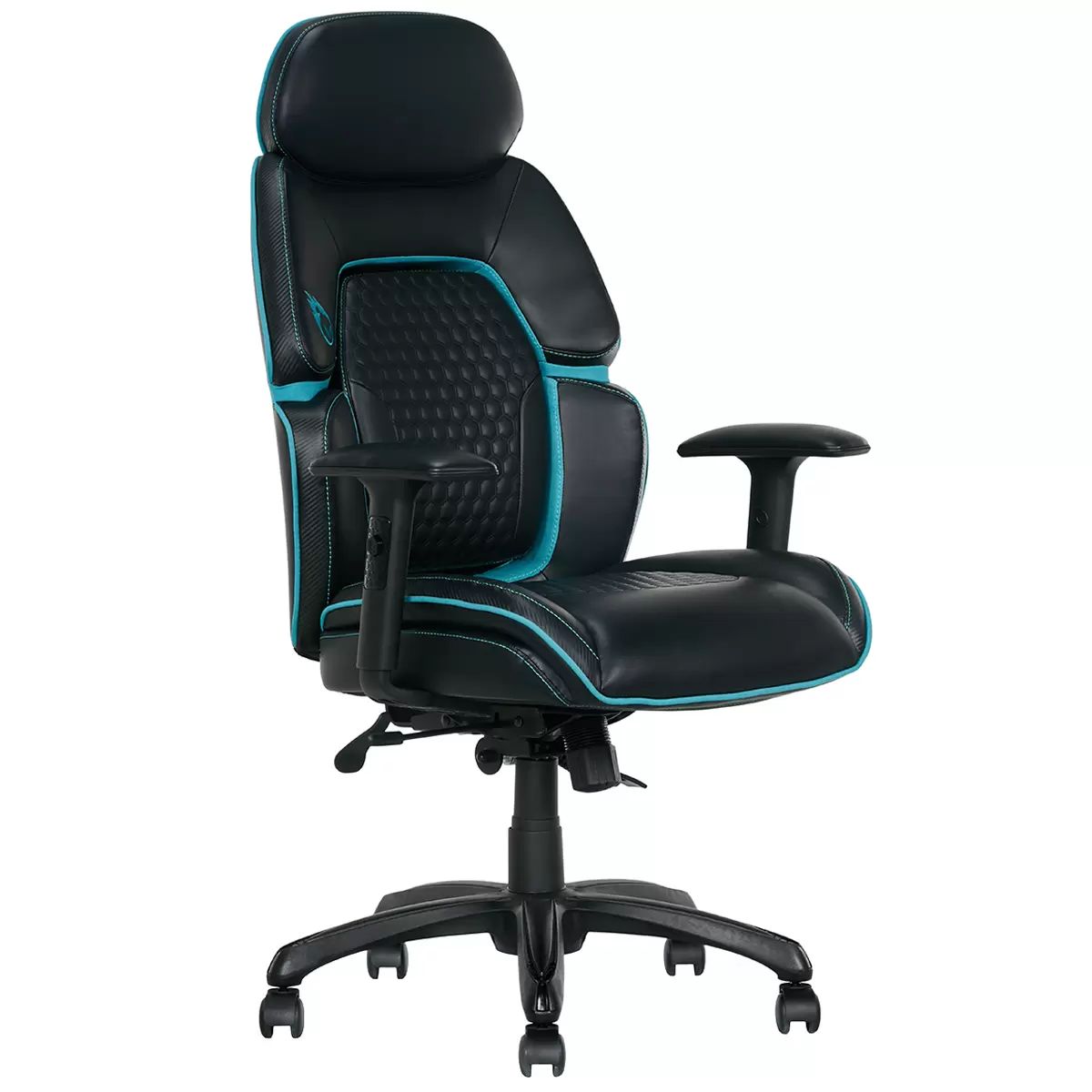 DPS Gaming Chair With Adjustable Headrest Black