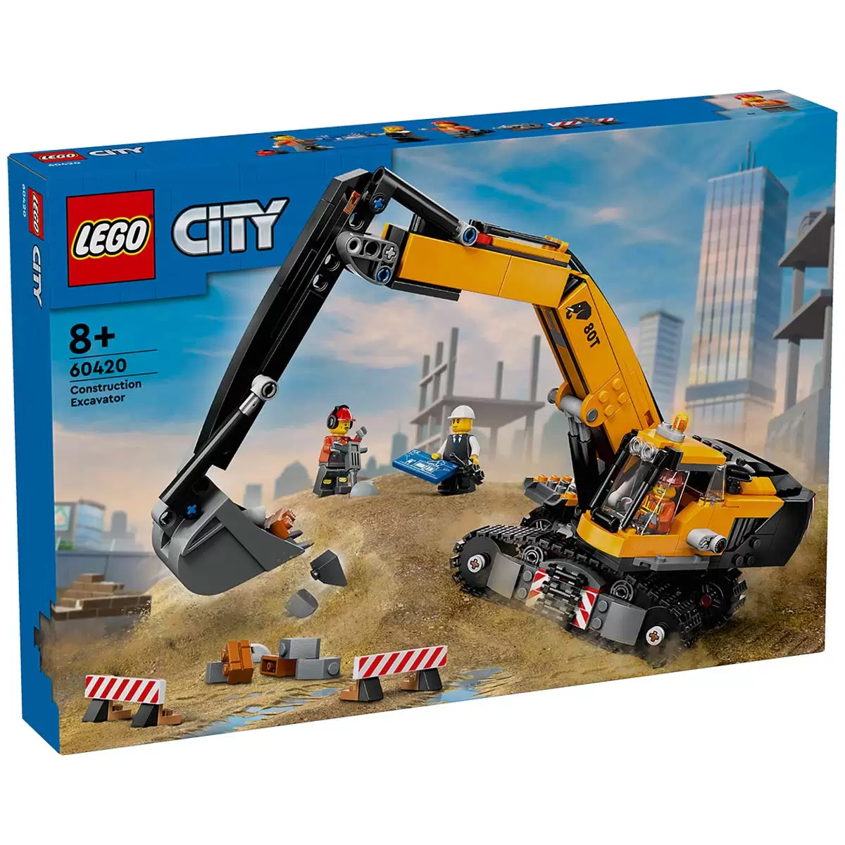 LEGO City Yellow Construction Excavator 60420