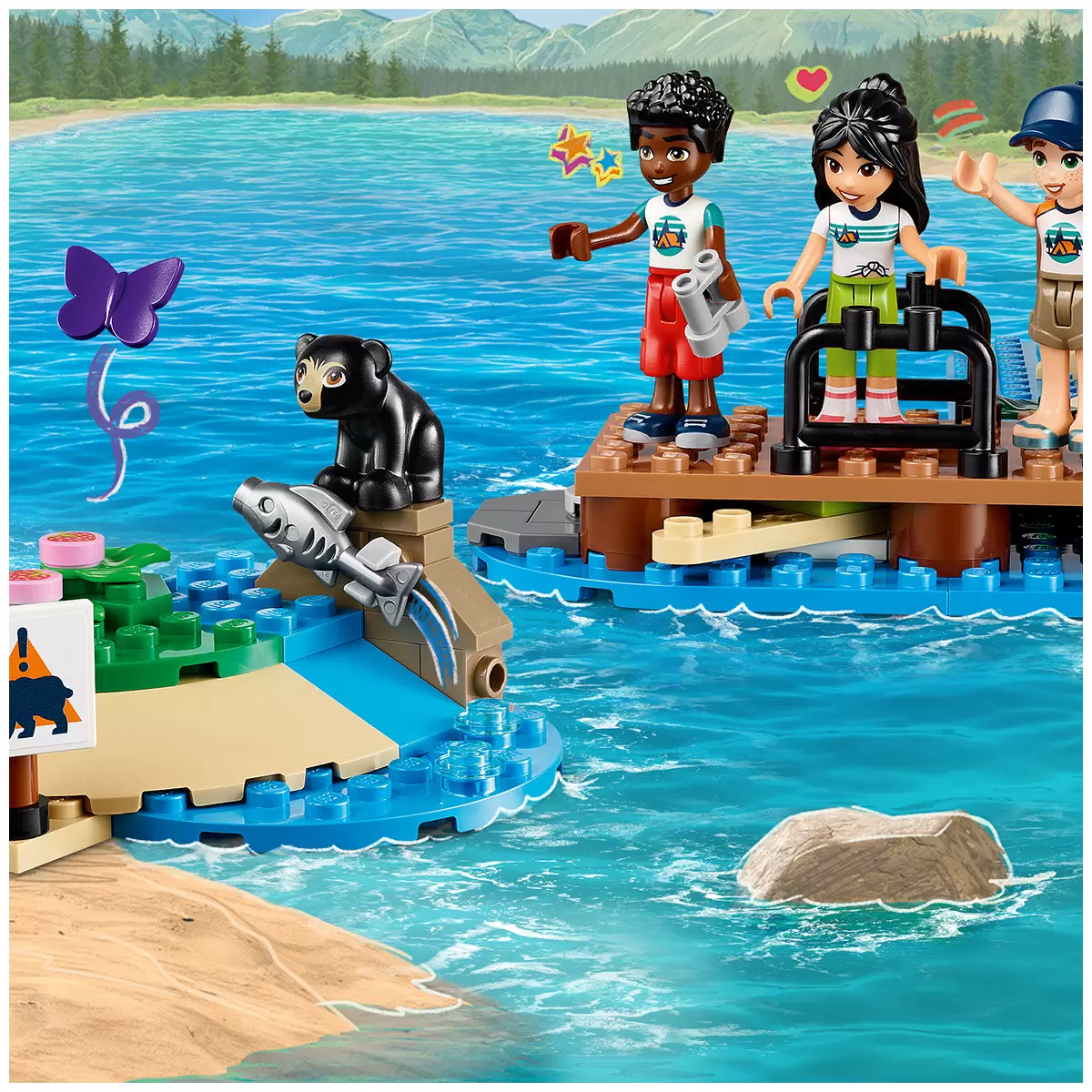 lego friends adventure camp water sports 42