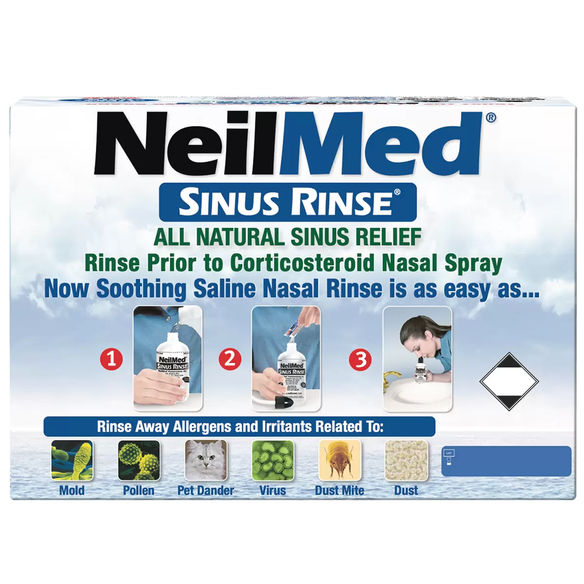 NeilMed Sinus Rinse Kit Combo Pack