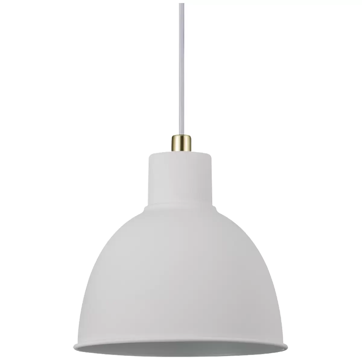 Nordlux Pop Rough Pendant White Metal PC E27