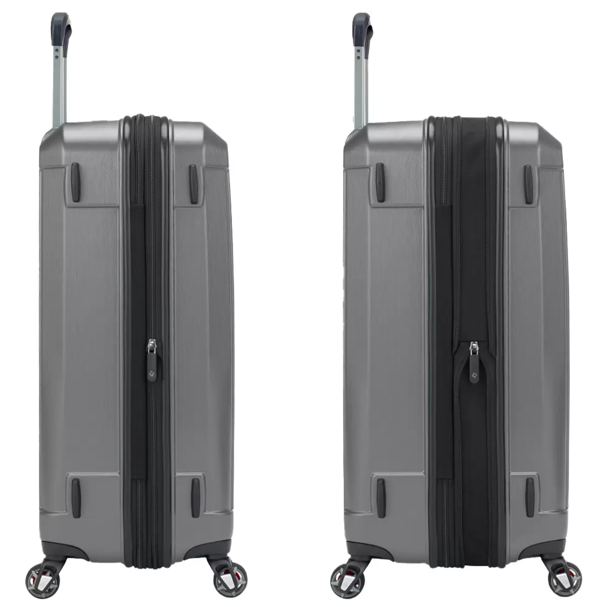 Samsonite Carbon Elite Expandable Hardside Luggage Set 3 Piece Grey