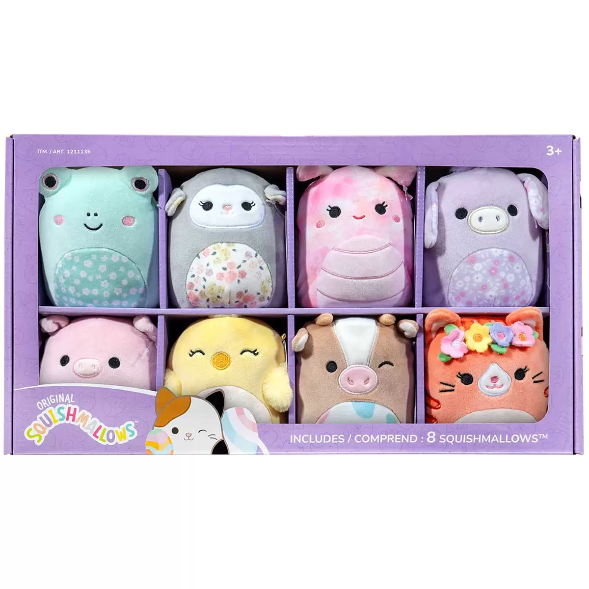 Squishmallows Plush 12cm 8 Pack Spring Critters