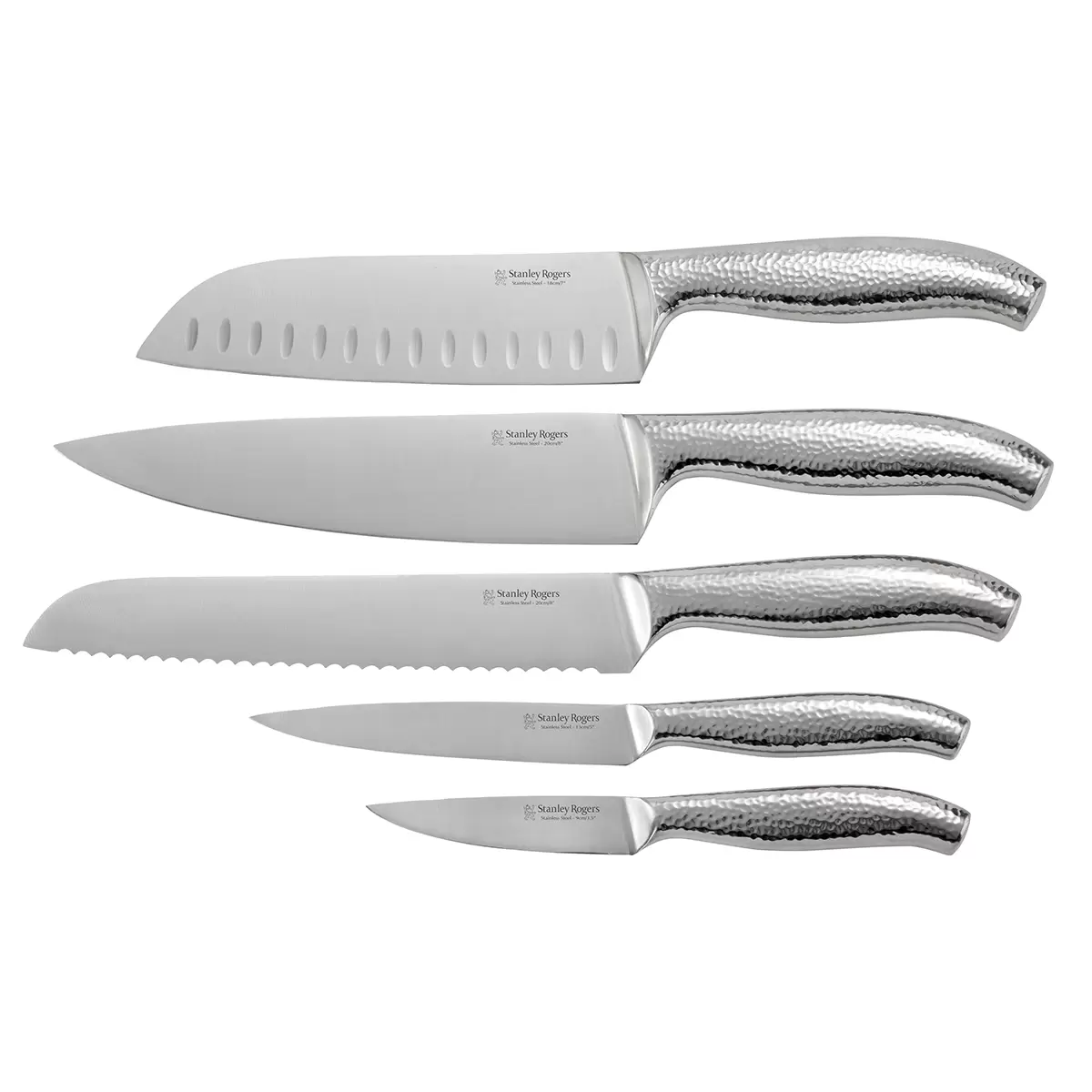 Stanley Rogers Domed Oval Knife Block 6 Piece