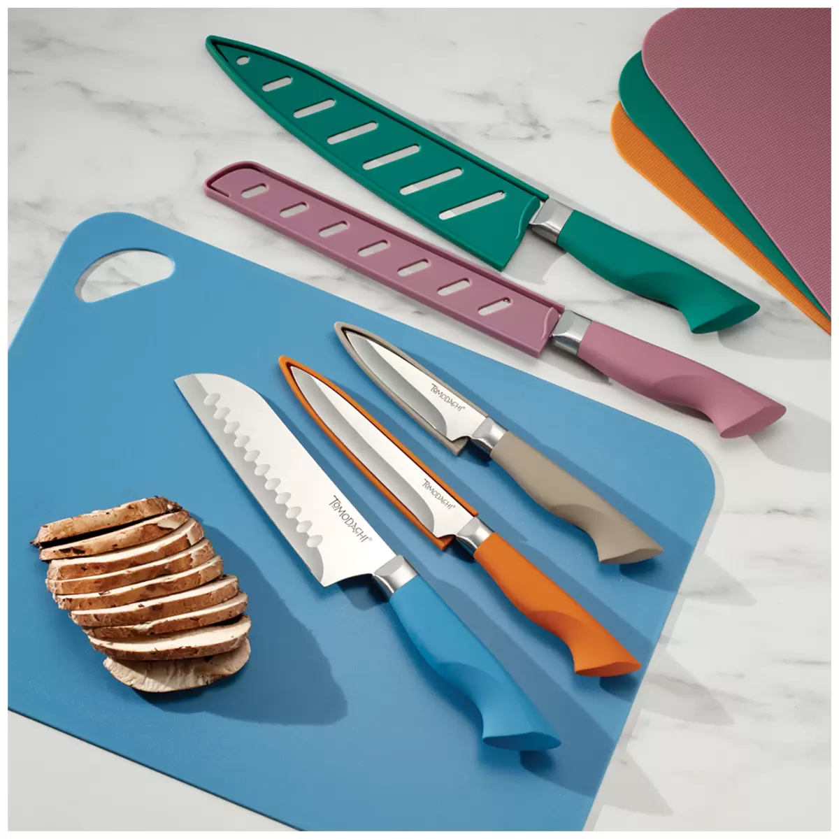 Tomodachi Multi-Coloured Knife Set 5 Piece