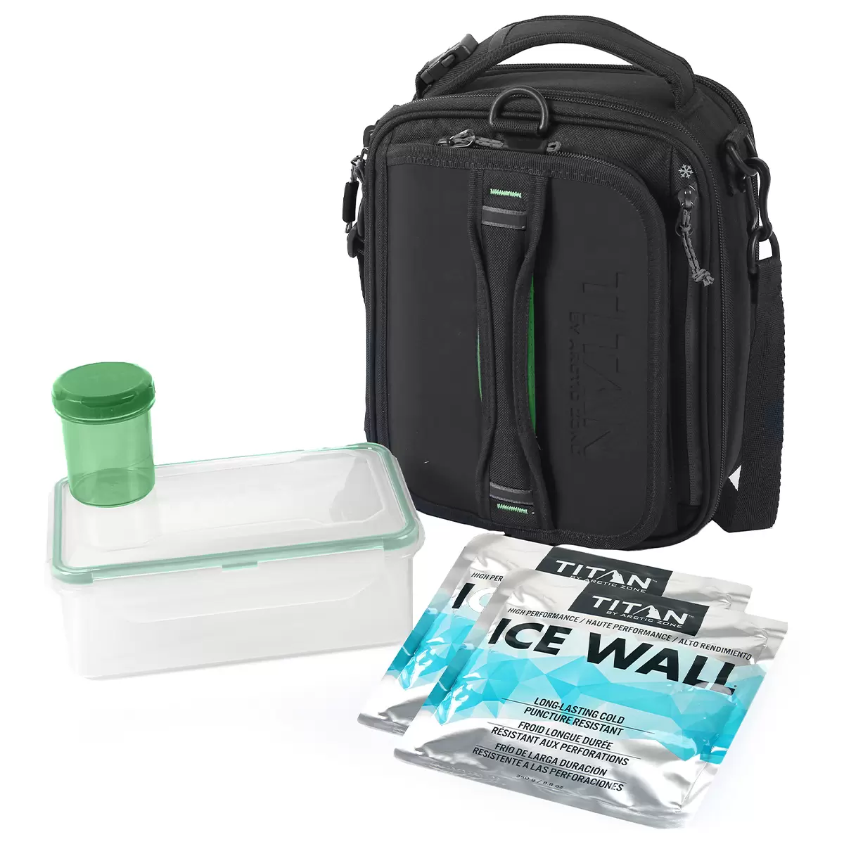 Titan by Arctic Zone Crush Resistant Expandable Lunch Pack with Ice Walls