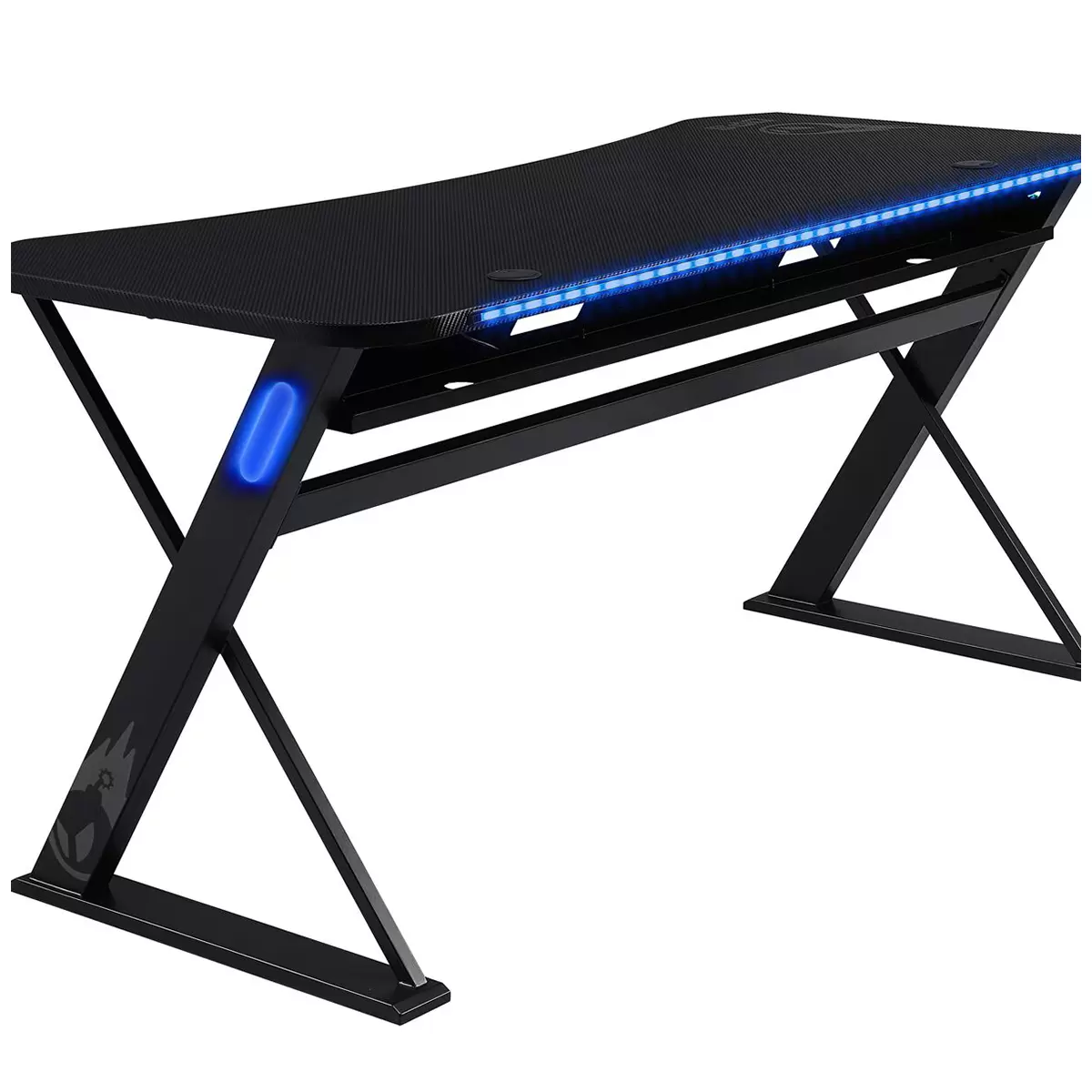 Bayside Furnishings Radius 151 cm DPS Gaming Desk CSC60GD-1