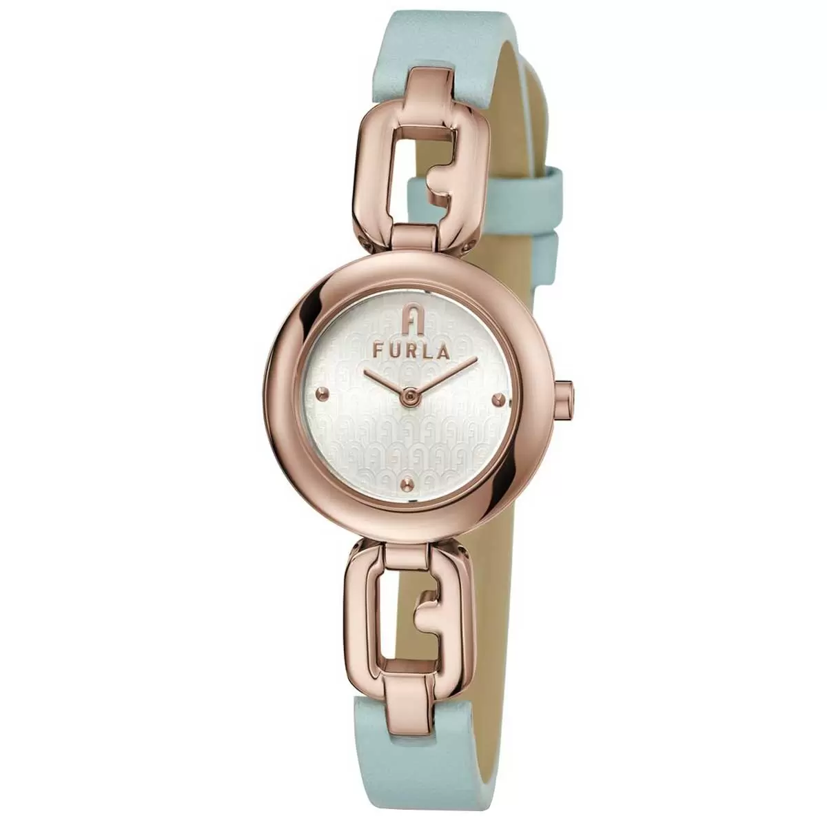 Furla Arco Chain Green Leather Women's Watch