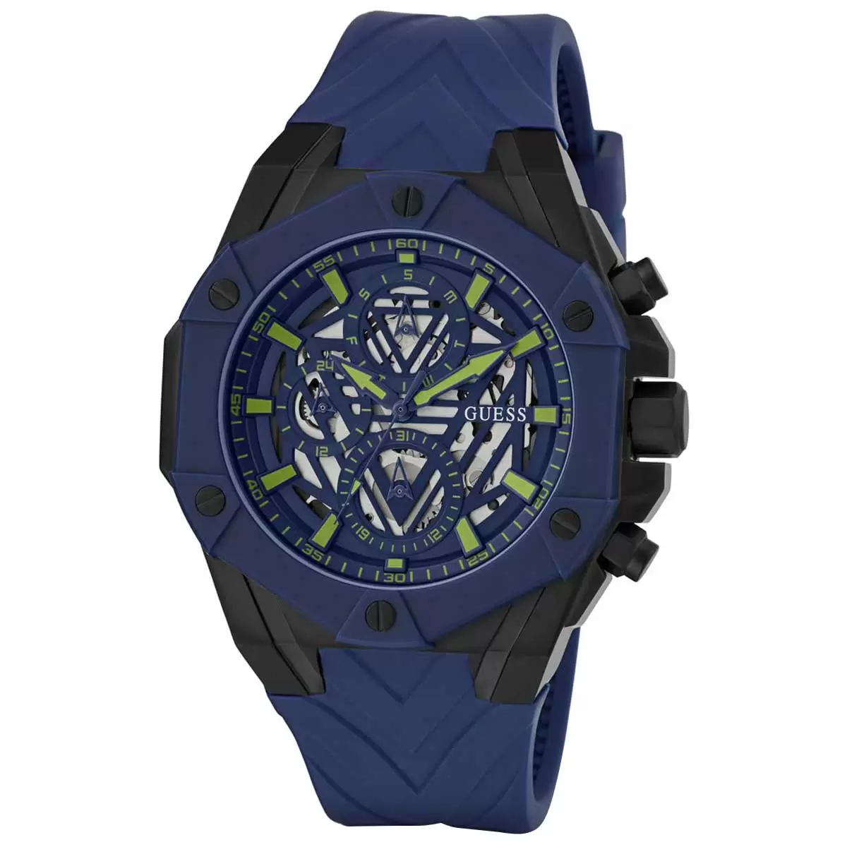 Guess Blue Formula Silicon Men's Watch GW0579G3