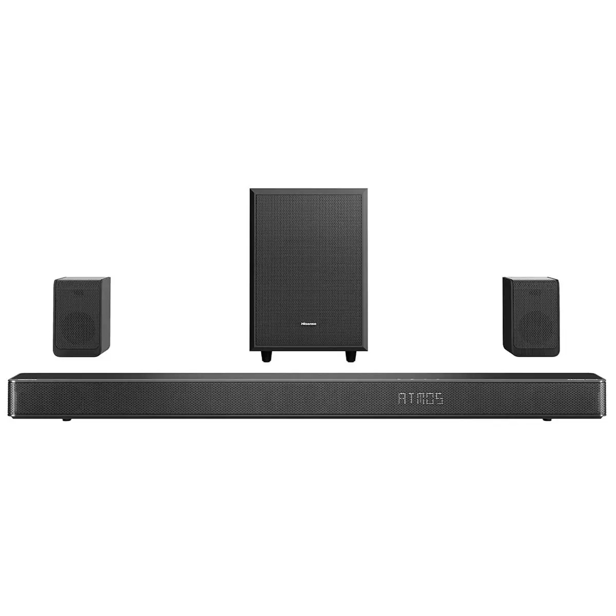 Hisense 5.1.2 Channel Dolby Atmos Soundbar With Wireless Subwoofer And Rear Speakers AX5120G