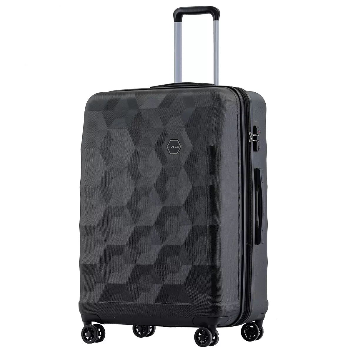 Tosca Bahamas Luggage 3 Piece Set Black