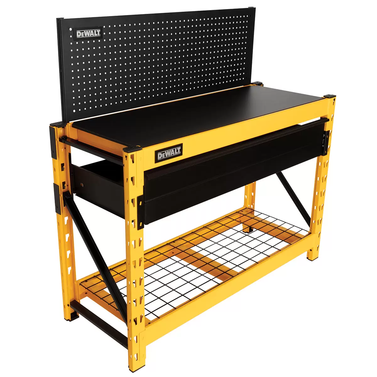 DEWALT 2-Shelf Industrial Storage Rack Work Station