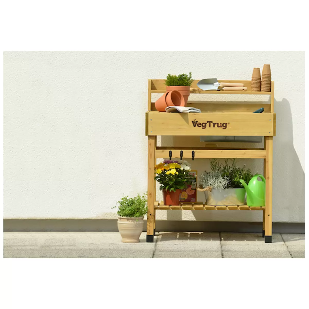 Vegtrug Deluxe Pot Table - Natural