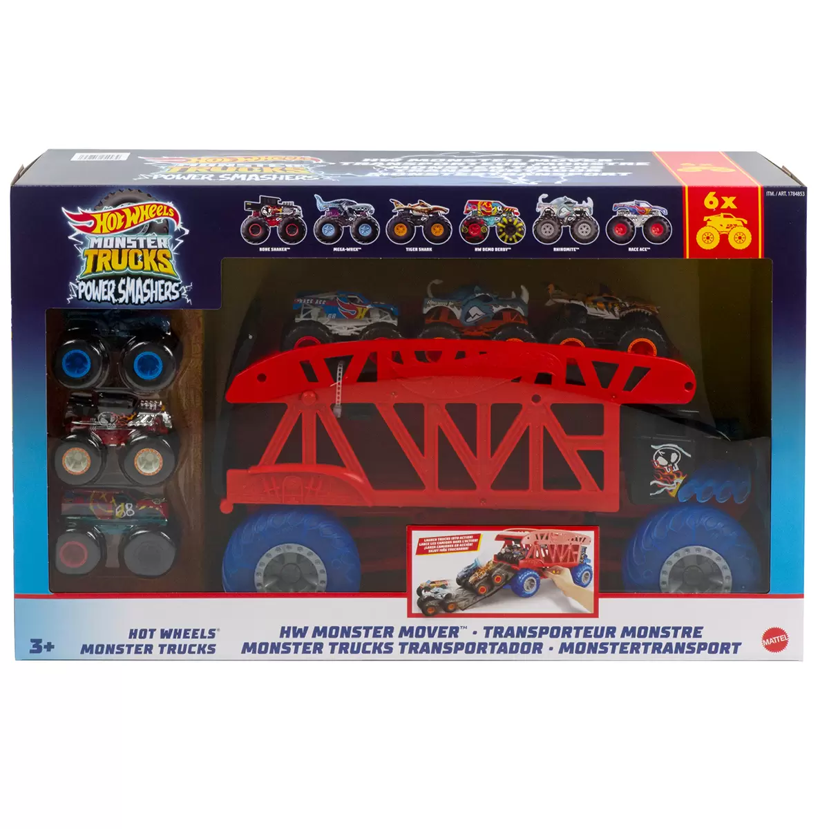 Hot Wheels Monster Trucks Power Smashers Bundle