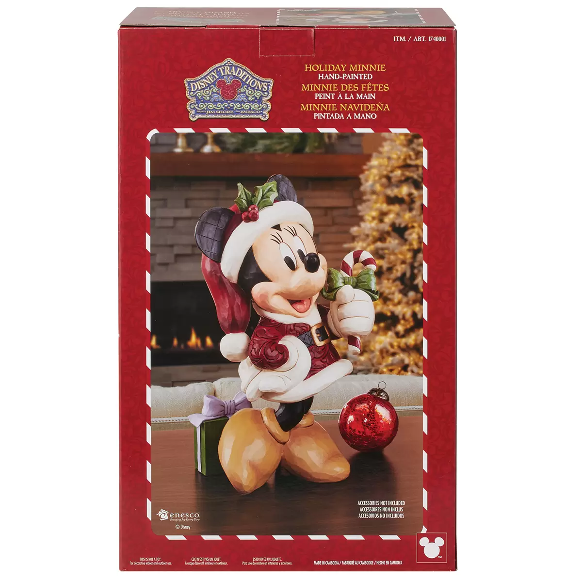 1784997 Jim Shore Minnie Mouse with Candy Cane