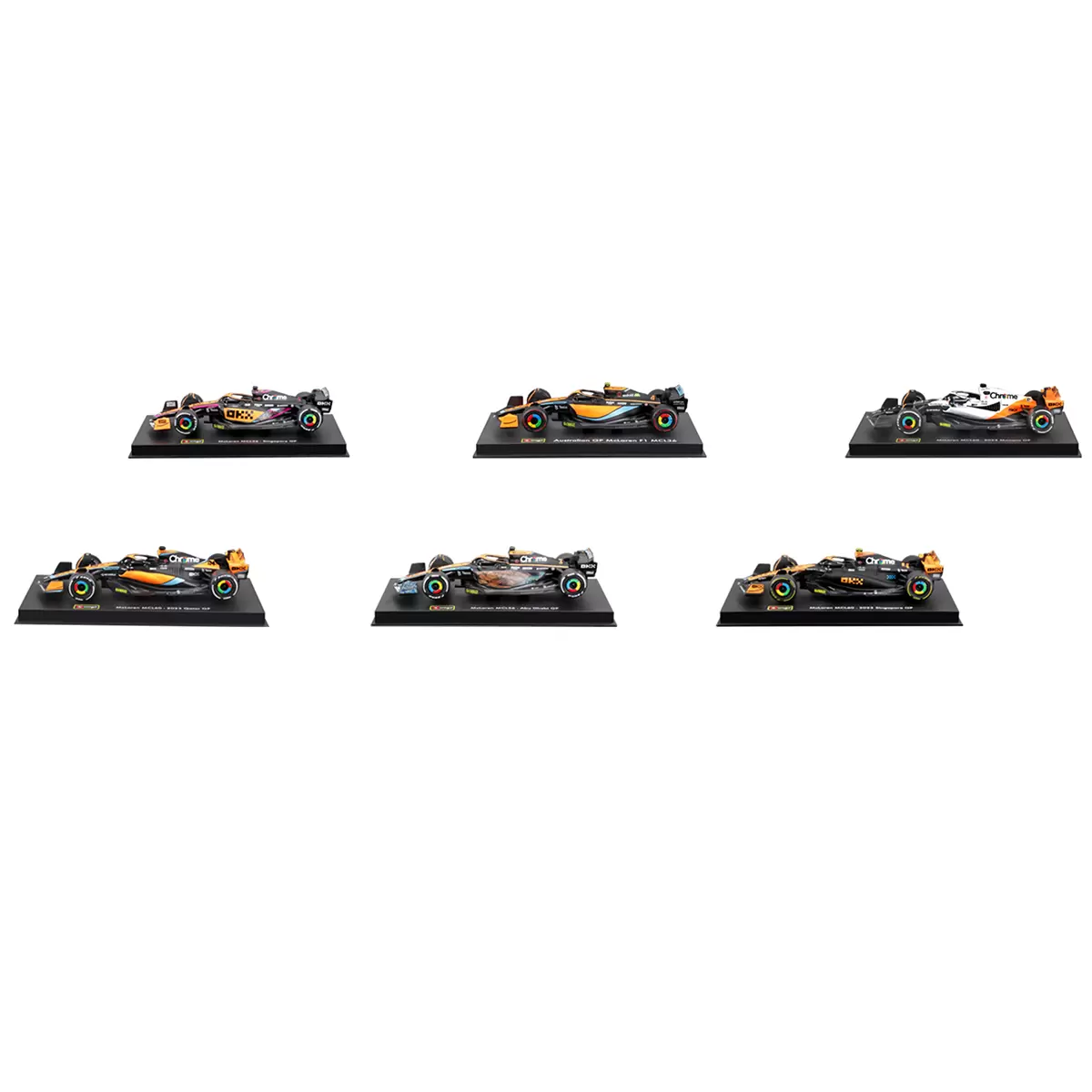 Maisto 1:43 Formula Racing Die Cast 6 Pack McLaren