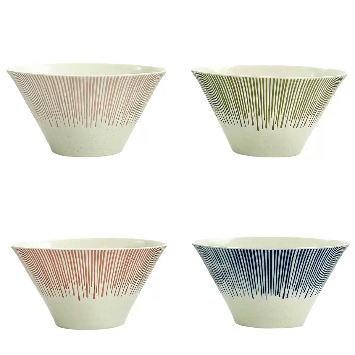 Mt Fuji Donburi Bowl 4 Piece Set