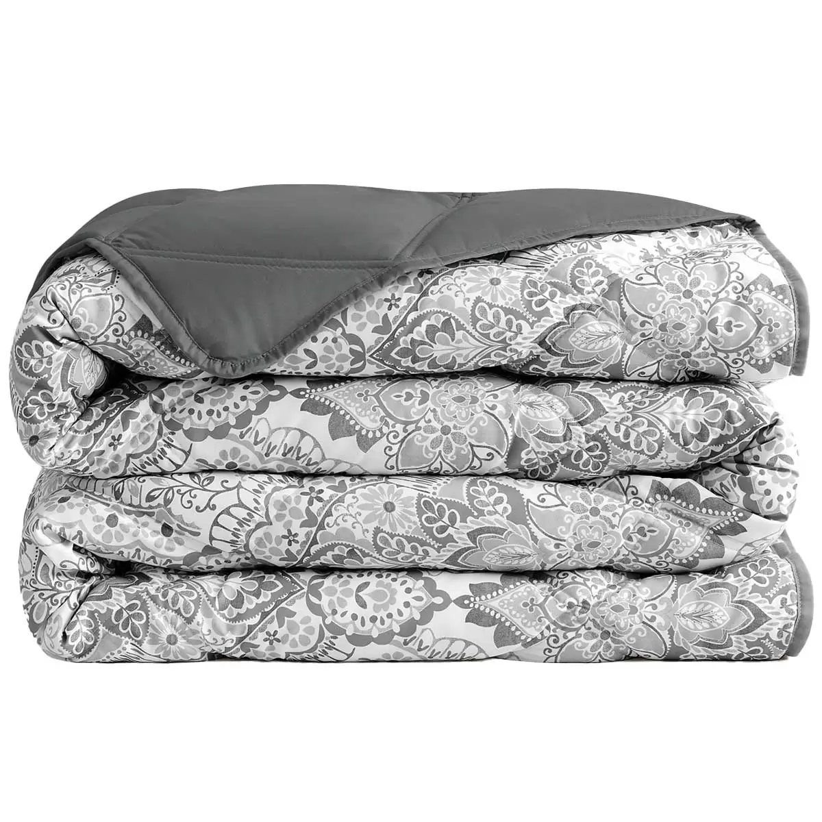 Season's Collection Down Alternative Blanket King Grey