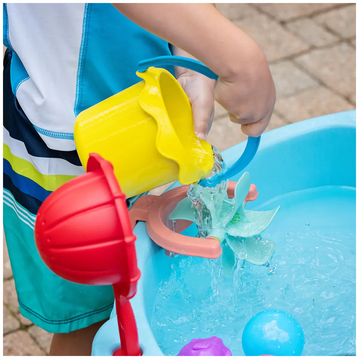 Step 2 Double Spin And Showers Water Table