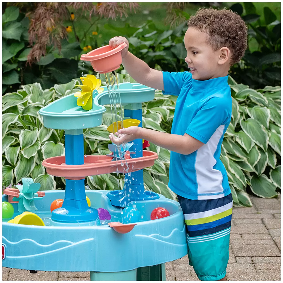 Step 2 Double Spin And Showers Water Table