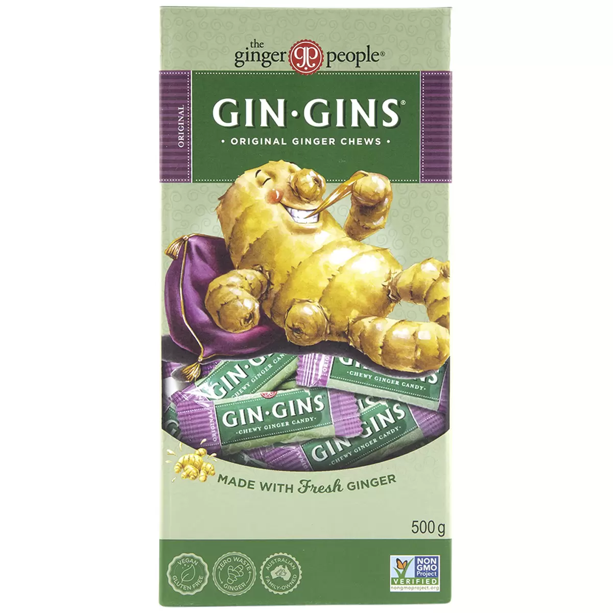 Gin Gin Ginger Chews 500g