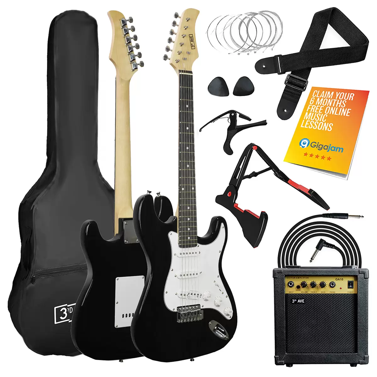 3rd Avenue Bass Guitar Pack NM-XF204ABKPK