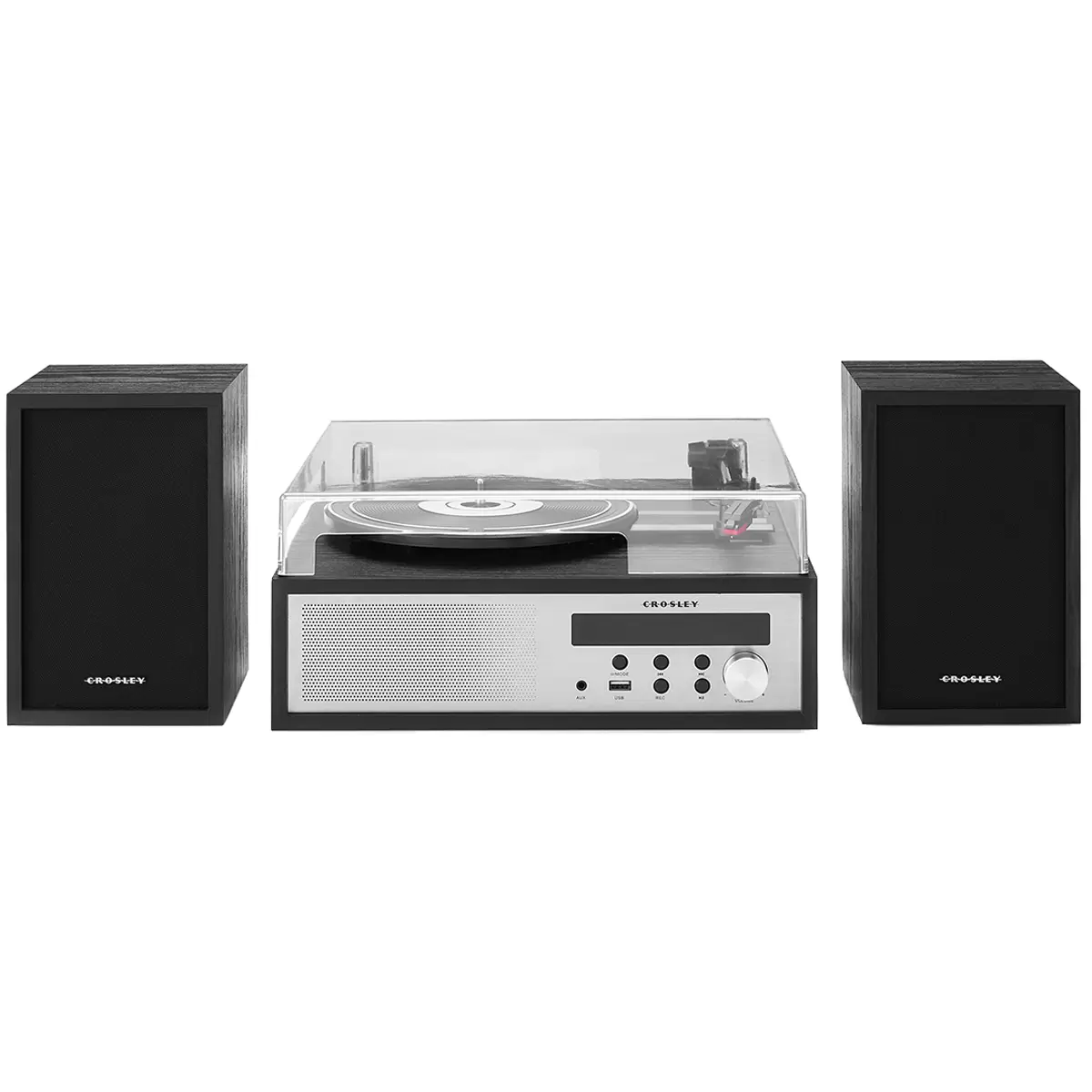 Crosley Sloane Shelf System Turntable Black CR7022A-BK4